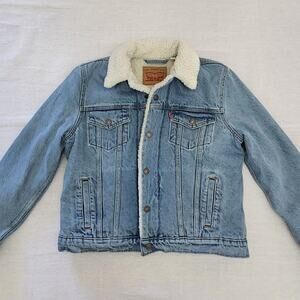 Levi's Cream Sherpa Jacket